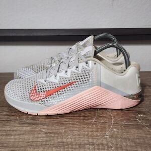 Nike Metcon 6 (AT3160-001) Women's Crossfit Training Shoes Size 8 Gray